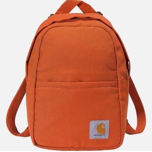 Carhartt Backpack Orange Classic Mini Water Resistant 12" Bag Rain Defender New